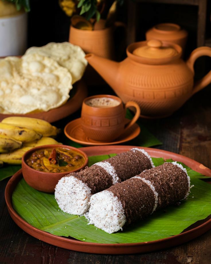 Puttu with Kadala Curry